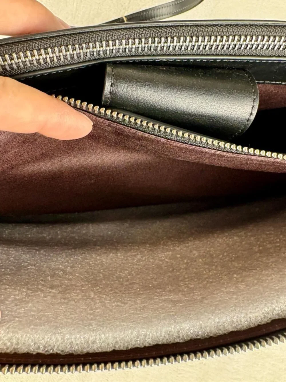 Coach NWT Nina Tote in Black Refined Leather - Picture 11 of 16
